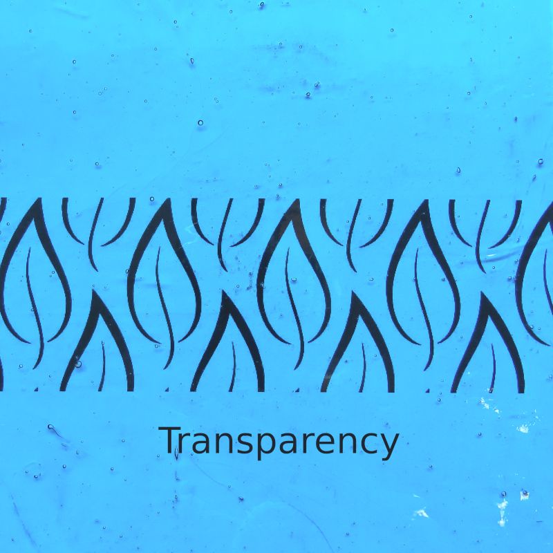 Plaque de Verre Eau Claire