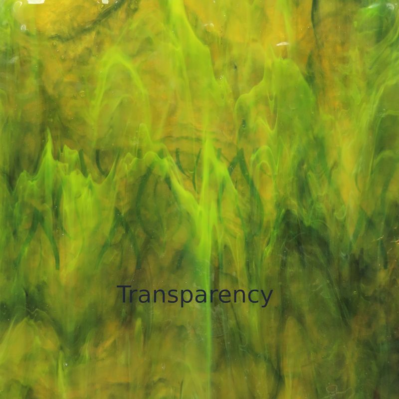 Glasplaat  Amber Groen Wazig