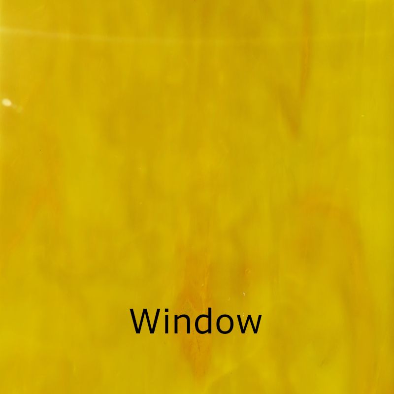 Placa de Vidrio Amarillo Intenso