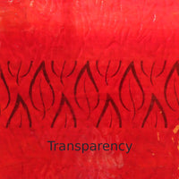 Glasplaat Diep Karmozijnrood