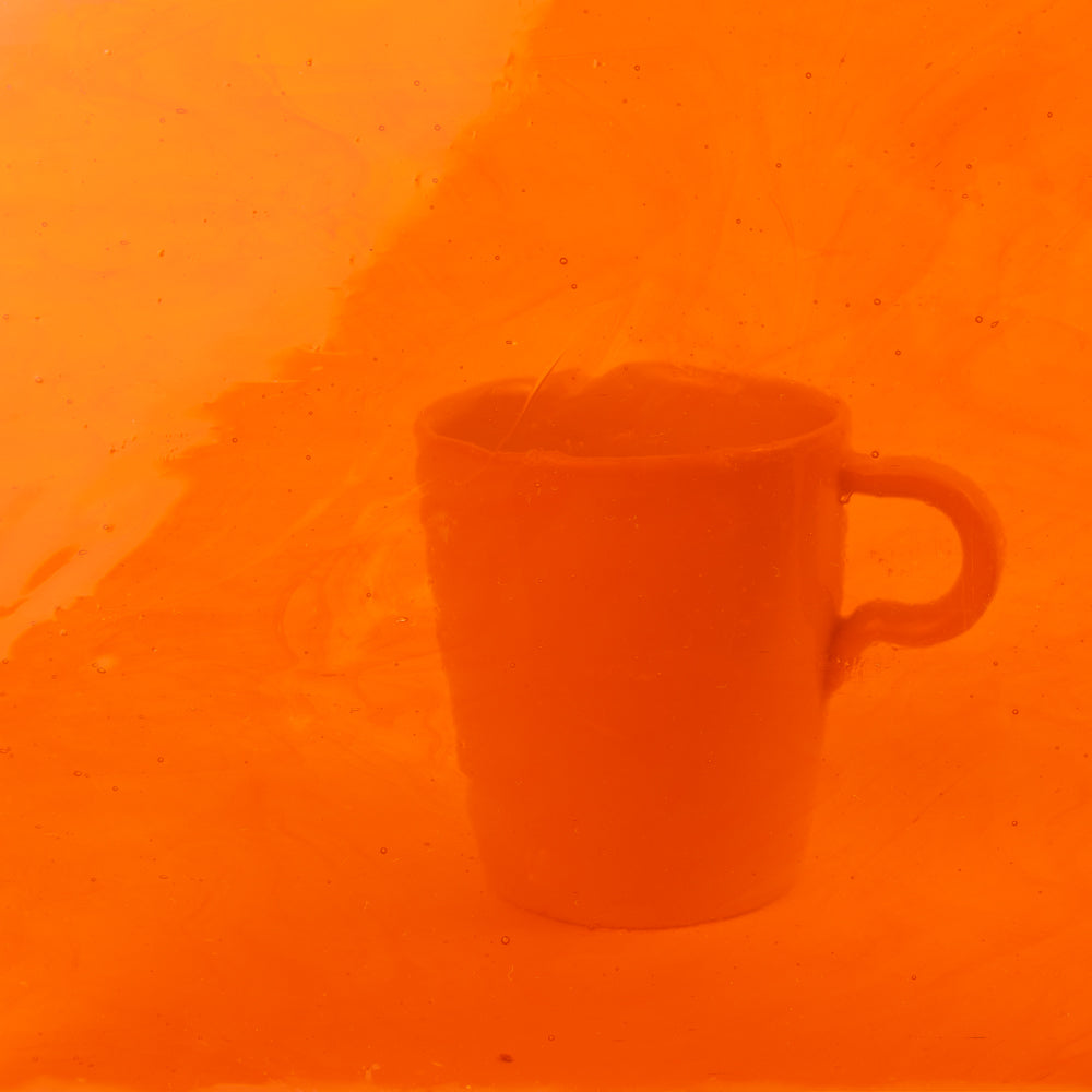 Packshot Glass Plate– orange – 15cmX19cm