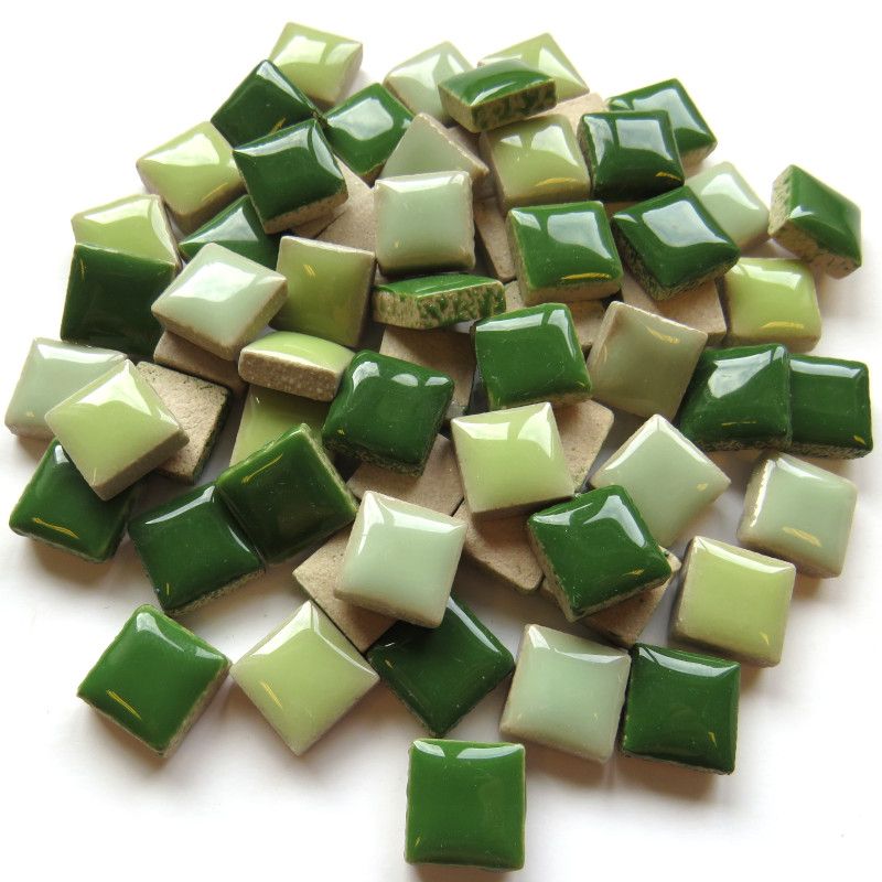 Cerámica de 12 mm mezcla verde