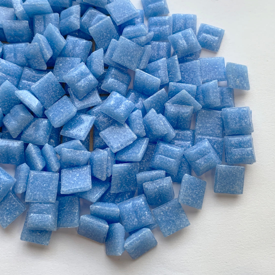 Mosaico vítreo 10mm Blanco hielo (suelto)