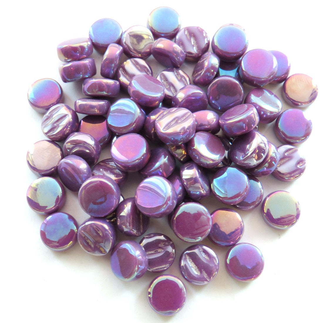 Mini perleťové kroužky 8mm  Purpurové