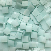 Teselas de vidrio Tiffany Glacier sueltas de 15 mm, color Azul hielo