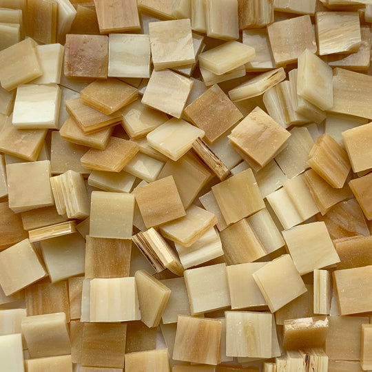 Glasmozaiek Tiffany Glacier 10mm Kastanje