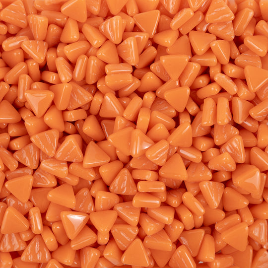 Mini skleněná mozaika Mandarinkový trojúhelník