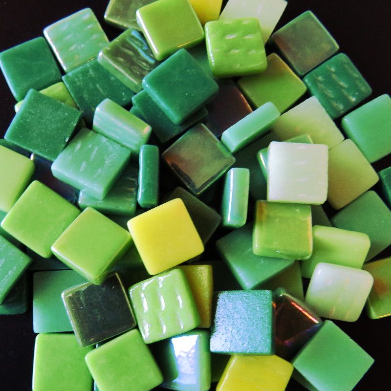 Ottoman 12mm Groen Mix