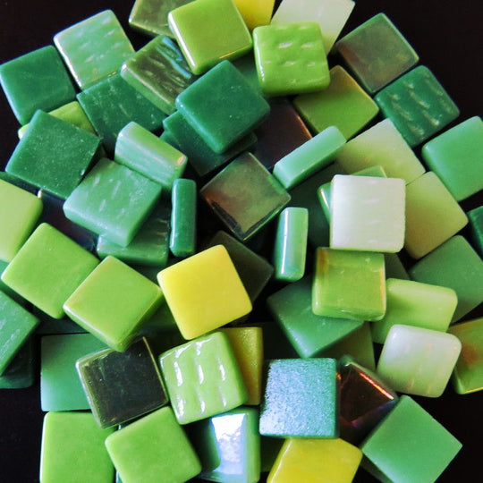 Ottoman 12mm Groen Mix