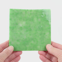 Video showing Morasutti Smalti mosaic tile – green – 11.5 x 11.5 cm, rotated to show full tile