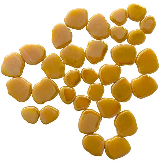 Sakura Bloesem Parelmoer Warm Geel