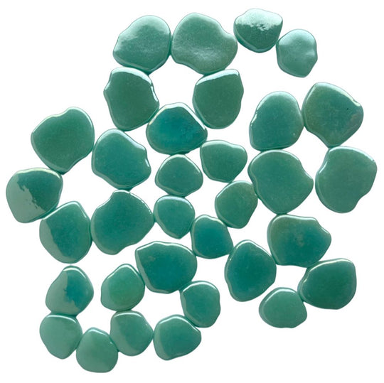 Sakura Bloesem Parelmoer Lichtcyaan