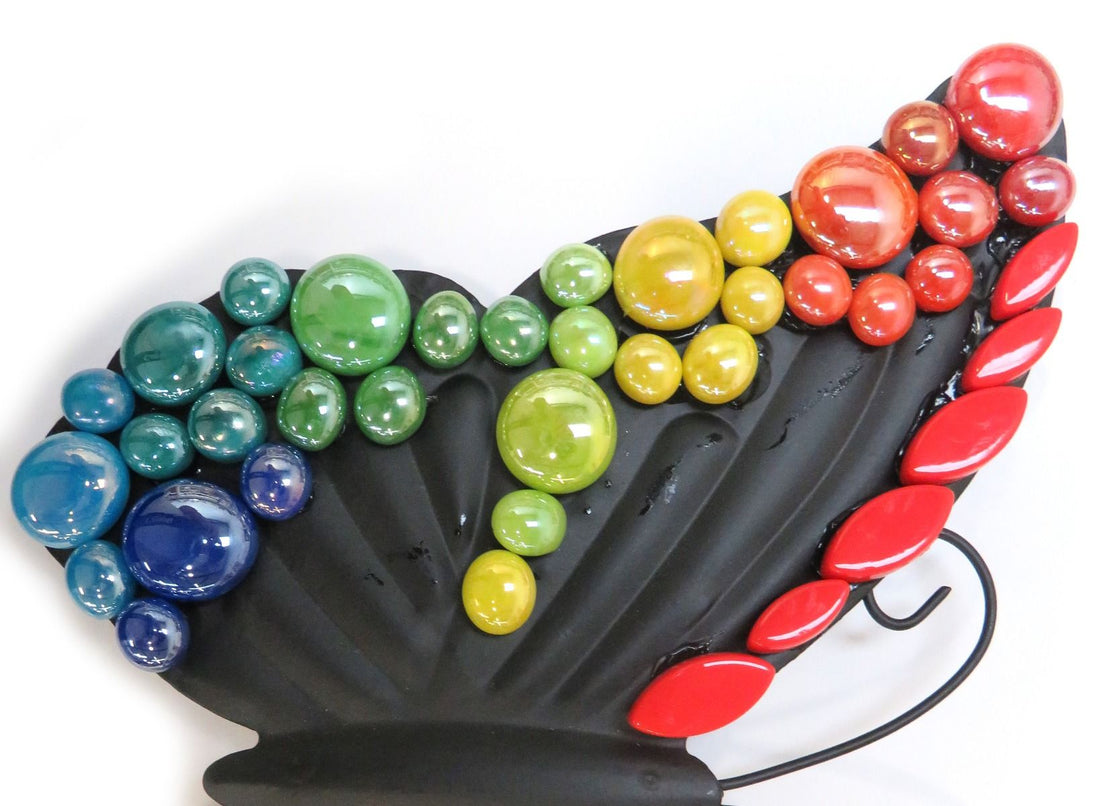 Papillon arc-en-ciel 24cm
