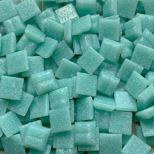 Glasmozaiek 10mm Caraïbisch Blauw