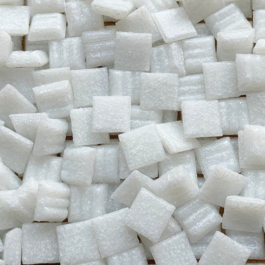 Glasmozaiek 10mm IJswit