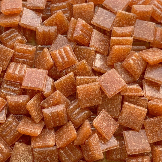 Glasmozaiek 10mm Terracotta