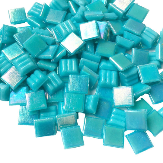 Glasmozaiek Iriserend 10mm Zee