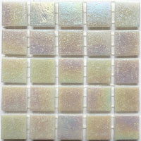 Verre Mosaique - glass mosaic -Glasmosaik-glasmozaïek-Glasmozaiek Iriserend 20mm Schelp - mosaicshop