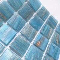 Verre Mosaique - glass mosaic -Glasmosaik-glasmozaïek-Glasmozaiek met Goud Dooradert 20mm Gouden Wolk - mosaicshop