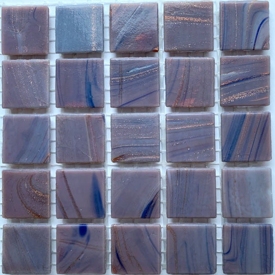 Glasmozaiek met Goud Dooradert 20mm Ultraviolet