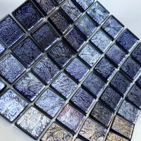Verre Mosaique - glass mosaic -Glasmosaik-glasmozaïek-Glasmozaiek Spiegel 20mm Kobalt - mosaicshop