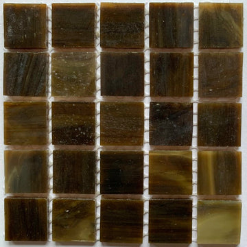 Verre Mosaique - glass mosaic -Glasmosaik-glasmozaïek-Glasmozaiek Tiffany Glacier 20mm Eik - mosaicshop