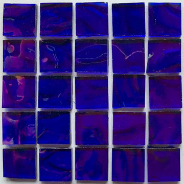Verre Mosaique - glass mosaic -Glasmosaik-glasmozaïek-Glasmozaiek Tiffany Glacier 20mm Inkt - mosaicshop