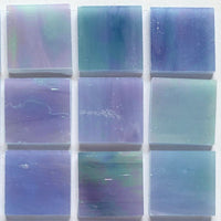 Verre Mosaique - glass mosaic -Glasmosaik-glasmozaïek-Glasmozaiek Tiffany Glacier 20mm Noorderlicht - mosaicshop
