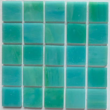 Verre Mosaique - glass mosaic -Glasmosaik-glasmozaïek-Glasmozaiek Tiffany Glacier 20mm Papegaaivis - mosaicshop
