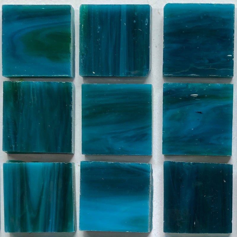 Verre Mosaique - glass mosaic -Glasmosaik-glasmozaïek-Glasmozaiek Tiffany Glacier 20mm Waverider - mosaicshop