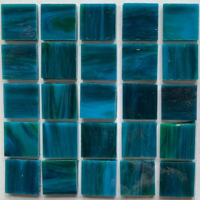 Verre Mosaique - glass mosaic -Glasmosaik-glasmozaïek-Glasmozaiek Tiffany Glacier 20mm Waverider - mosaicshop