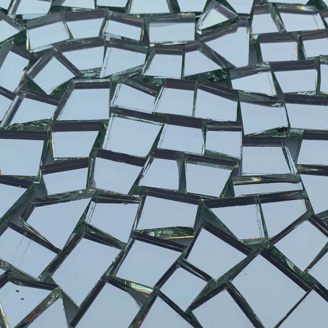 Verre Mosaique - glass mosaic -Glasmosaik-glasmozaïek-Glastegel met Spiegel - mosaicshop