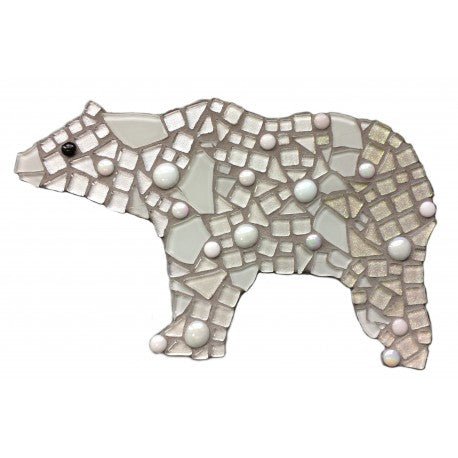 Verre Mosaique - glass mosaic -Glasmosaik-glasmozaïek-Ijsbeer - mosaicshop