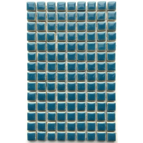 Verre Mosaique - glass mosaic -Glasmosaik-glasmozaïek-Keramiek 10mm Blauw - mosaicshop