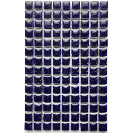 Verre Mosaique - glass mosaic -Glasmosaik-glasmozaïek-Keramiek 10mm Indigo - mosaicshop