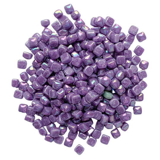 Micro Glasmozaiek 4,8mm Parelmoer Magenta