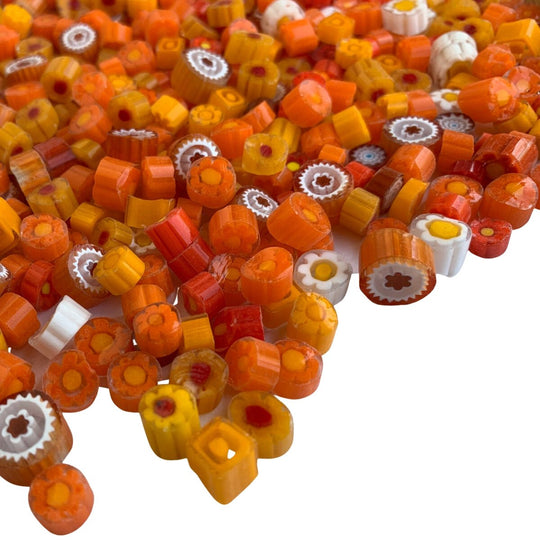 Millefiori Orange-Mix