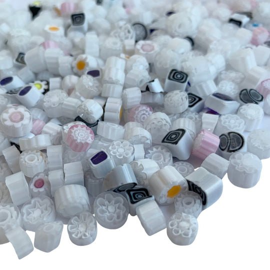 Millefiori Weiß-Mix