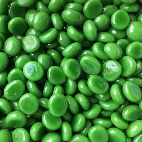 Mini Glasdruppels 9-13mm Groen