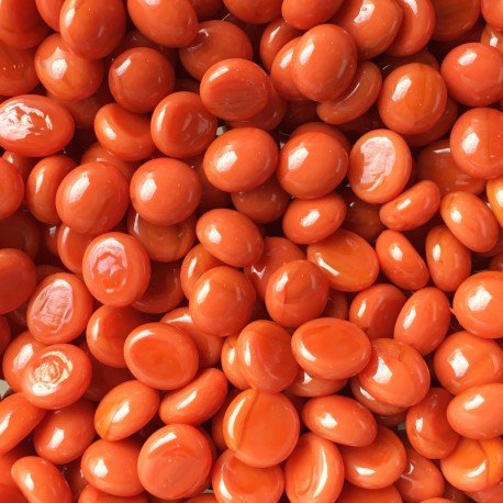 Mini Glasdruppels 9-13mm Oranje