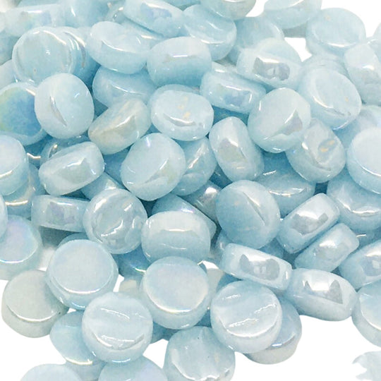 Mini Rondjes Parelmoer 8mm Water