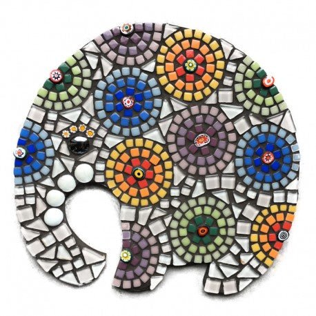 Verre Mosaique - glass mosaic -Glasmosaik-glasmozaïek-Nelli De Olifant - mosaicshop