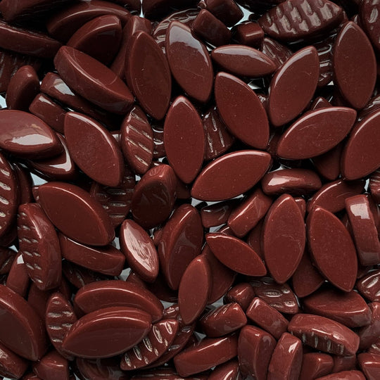 Ottoman Bloemblaadjes Bordeaux