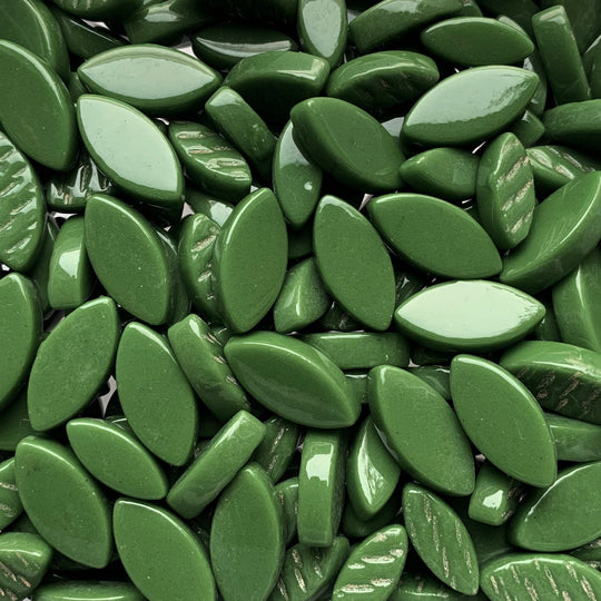 Ottoman Bloemblaadjes Dennegroen