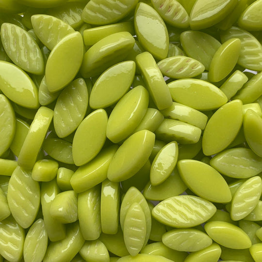 Ottoman Bloemblaadjes Groengeel