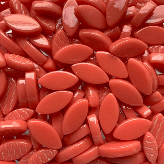 Ottoman Bloemblaadjes Oranje Rood