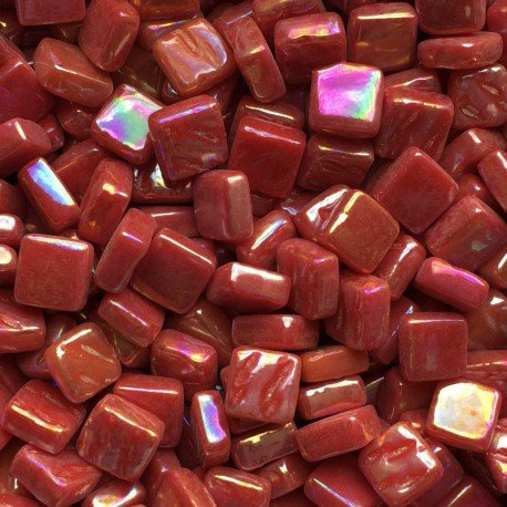 Ottoman Perle 8mm  Blutrot 