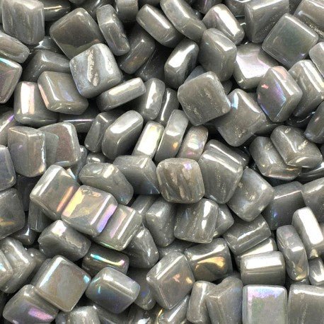 Ottoman Perle 8mm  Dunkelgrau 