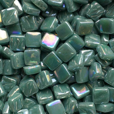 Ottoman Perle 8mm  Halb Cyan 