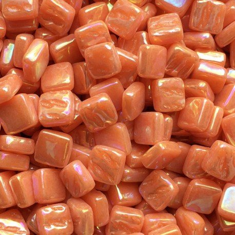 Ottoman Perle 8mm  Mandarine 